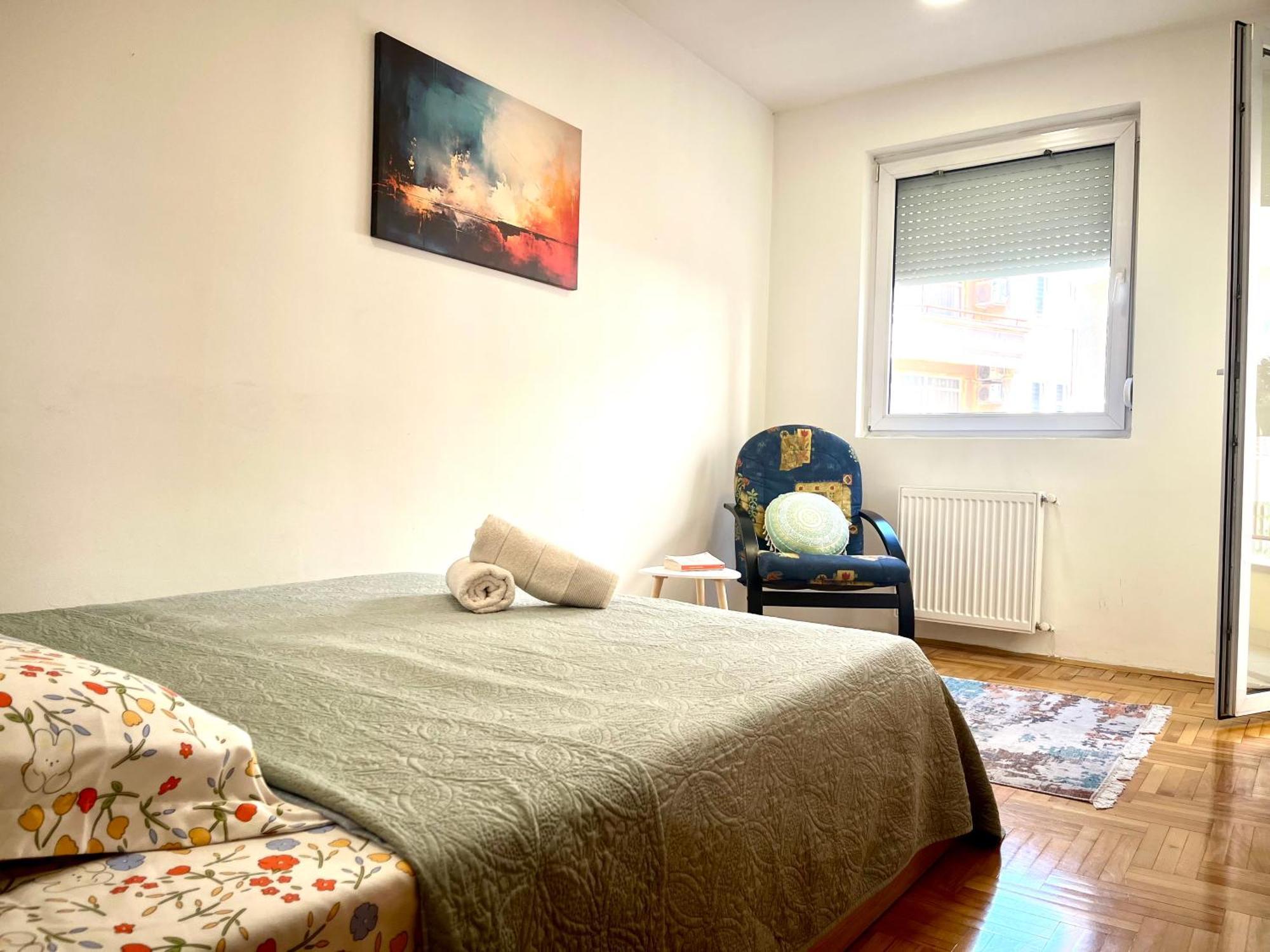 Nancy Apartment Skopje Bagian luar foto